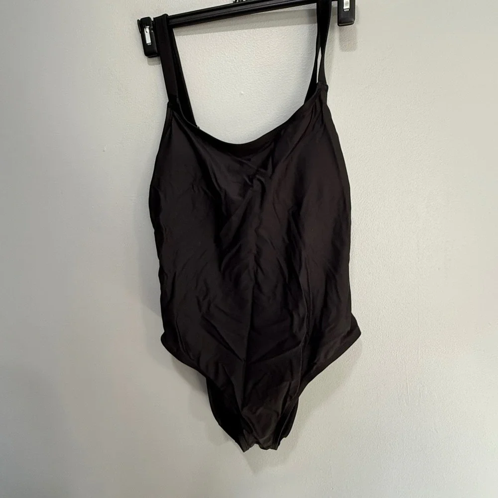 Hurley Black One Piece Swimsuit Tank Style Adjustable Straps‎ Size XXL